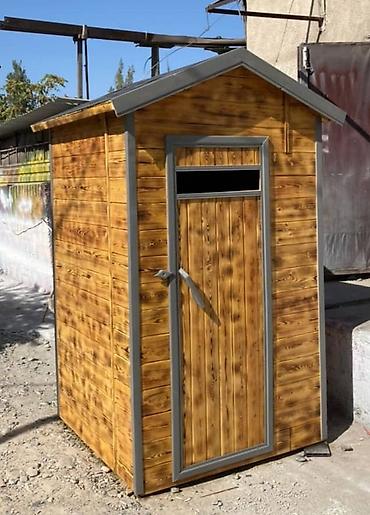 Уличный туалет: Деревянный туалет. Уличный туалет. Уличный туалет из лиственницы очень — 9