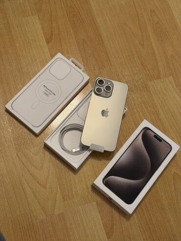 Apple iPhone: IPhone 15 Pro Max, 256 GB, Natural Titanium — 1