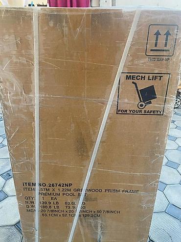 şahmat dəsti: INTEX 26742NP – 4.57 m x 1.22 m Greenwood Prism Frame Premium Pool Set — 1
