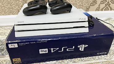 PS4 (Sony PlayStation 4): PlayStation 4 Pro 1 ТБ (Glacier White) - Модель: PS4 Pro CUH-7216B — 2