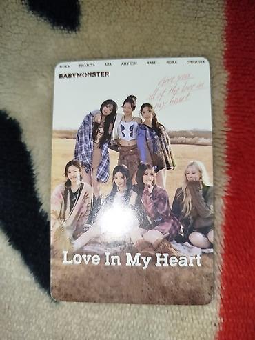 saat desti: (DENESİ 20QEPİKDİR)❤️BABYMONSTER “Love In My Heart” kolleksiya — 2
