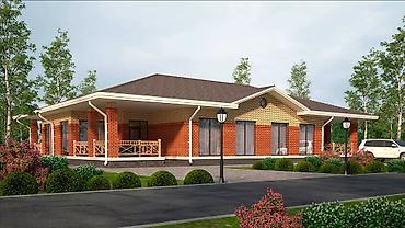 Новостройки от застройщика: Коттедж в комплексе TURPAN RESORT - Формат: одноэтажный коттедж с — 1