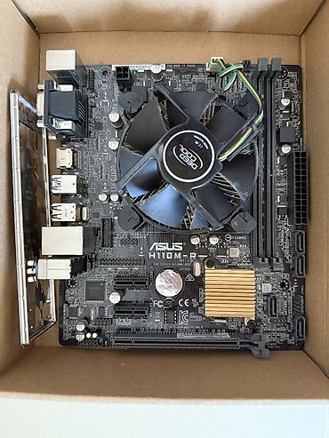 dell 7577: Материнская плата ASUS H110M-R в сборе процессор Intel Core i3-7100, с — 1