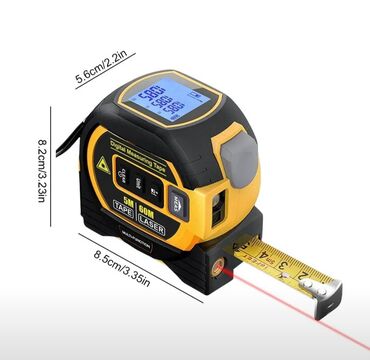 Məsafə ölçənlər, ruletkalar: Yeni Lazer məsafə ölçən, Hesablama funksiyalı, Rayonlara çatdırılma, Pulsuz çatdırılma, Ödənişli çatdırılma — 2
