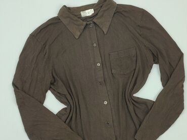 brązowa długie spódnice: Shirt, S (EU 36), condition - Fair