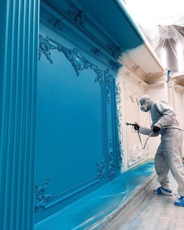 стоимость покраски стен: Покраска стен, Покраска потолков, Декоративная покраска, На масляной основе, На водной основе, Больше 6 лет опыта
