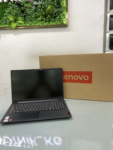 чёрный ноутбук: Ноутбук, Lenovo, 8 ГБ ОЗУ, 15.6 ", Новый, Для несложных задач, память SSD