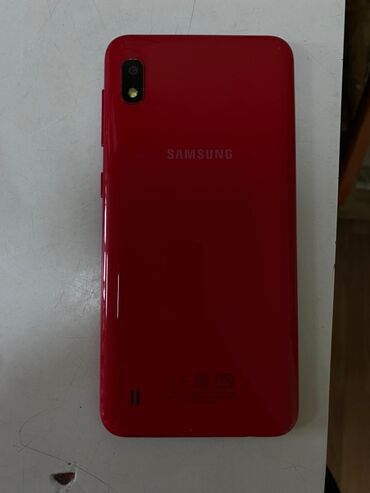 самсунго: Samsung A10, Б/у, цвет - Красный, 1 SIM, 2 SIM