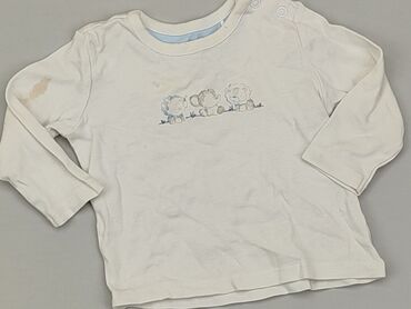 bluzka dla chłopca w kropki: Bluzka, Mothercare, 3-6 m, stan - Zadowalający