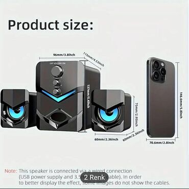 Dinamiklər və kolonkalar: Yeni Kolonka, Növ - Kompüter üçün, rəng - Göy -da lalafo.az — 9 Dinamiklər və kolonkalar: Yeni Kolonka, Növ - Kompüter üçün, rəng - Göy — 9