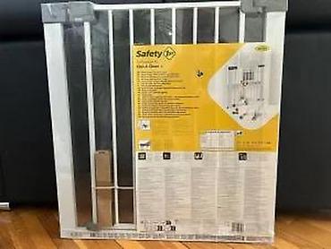 Ostali dečiji nameštaj: Safety 1st Quick Close+ U-Pressure Fit zaštitna kapija - Samonoseća — 27