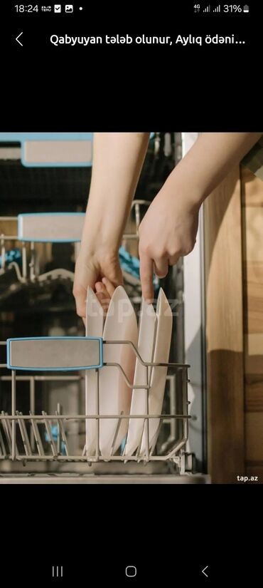 Otel, kafe, restoranlar: Qabyuyan, 39 il, 3-5 illik təcrübə