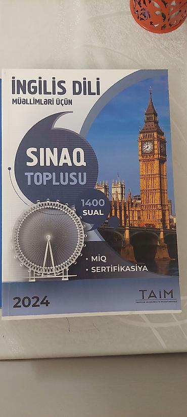 Testlər: Məhsul: “İngilis Dili Müəllimləri üçün Sınaq Toplusu” – 2024 — 1