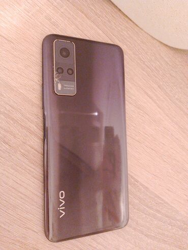 vivo v20: Vivo Y31 2021, Колдонулган, 64 ГБ, түсү - Кара, 2 SIM