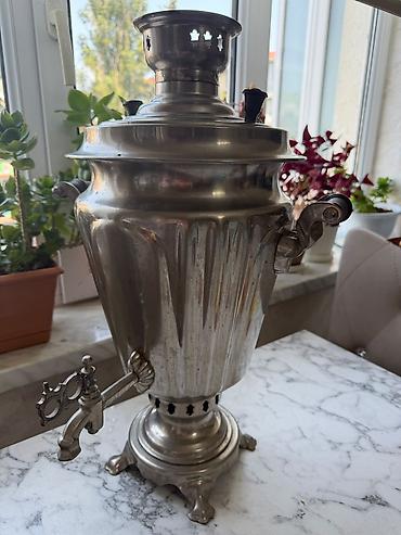 samovar 3 litr: Klassik metal samovar - Material: tam metal/kuprosnik örtüklü korpus — 2