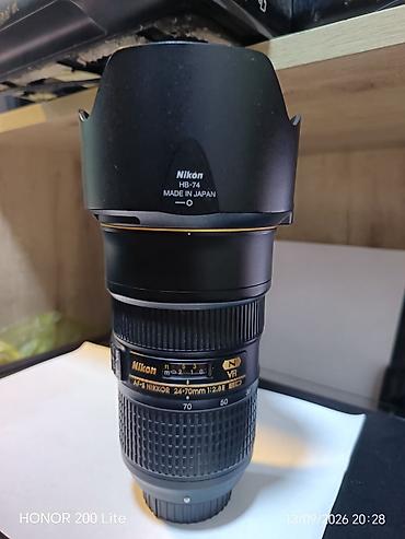 apple watch ultra 1: Nikon AF-S NIKKOR 24-70mm f/2.8E ED VR obyektiv - Zərif universal — 4