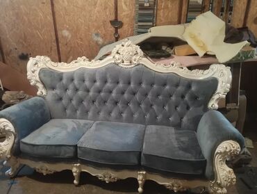 Ремонт, реставрация мебели: Ремонт-реставрацияперетяжка мягкой мебели. Замена обивочной — 11