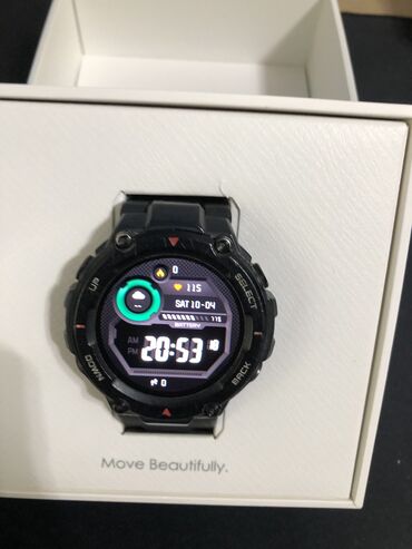 поко ф6 про бишкек: Продаю спортивные умные часы Amazfit t-Rex a1919 Amoled экран До 20
