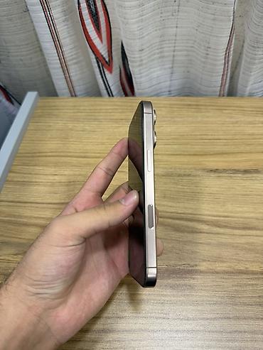 iphone 6 es: IPhone 16 Pro, 128 GB, Desert Titanium, Zəmanət, Face ID — 4