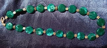 Ogrlice: Ručno rađene ogrlice – razni modeli - Set od zlatno‑braon perli — 47