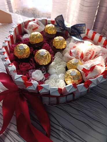 Konditorski proizvodi, slatkiši: Ručno izrađene slatke korpe/torte od čokoladica – idealne za — 31