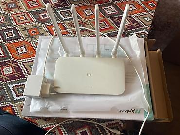 Xiaomi Mi Wi‑Fi Router (ağ rəng) - 4 ədəd yüksək qazanclı sabit