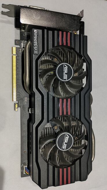 Kompüter ehtiyyat hissələri: Videokart Asus GeForce GTX 660, < 4 GB, İşlənmiş