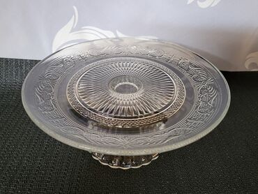 Ostalo posuđe: Bombonijera nova,vintaz staklena. Bombonijera perfektna sve na njoj — 4