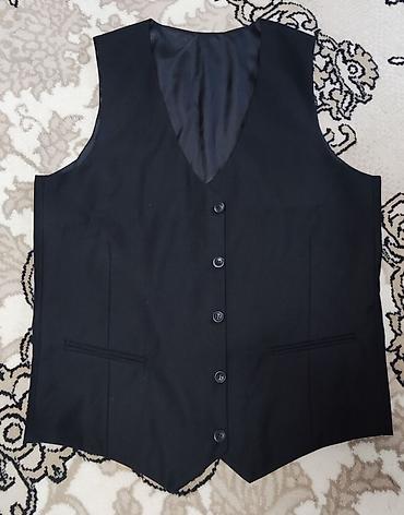 Костюмы: Мужской костюм, 5XL, Новый, цвет - Черный, Платная доставка — 5