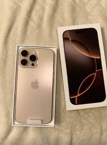 IPhone 16 Pro Max, 256 GB, Zəmanət, Face ID, Sənədlərlə