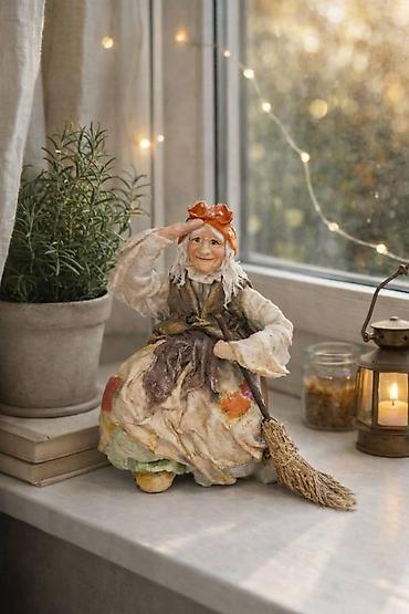 Подарки и сувениры: Баба Яга — подвесная игрушка ручной работы | интерьерный декор — 21