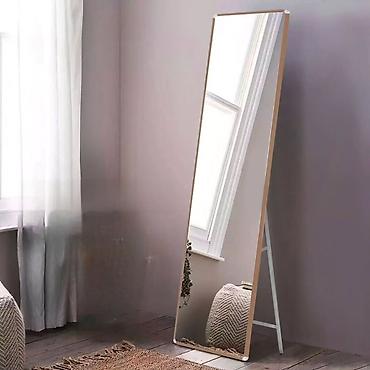 standing mirror: Зеркало напольное в полный рост с откидной ножкой. - Размер: 150×40 — 2