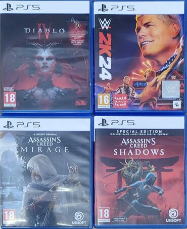 виар очки с джойстиками цена: Diablo IV, WW2K24, Assassin's Creed Mirage, Assassin's Creed Shadows