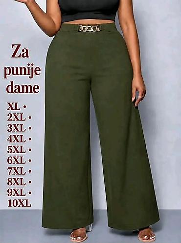 velicine pantalona za zene: ✨ PANTALONE ZA PUNIJE DAME ✨ Moderan široki kroj, visok struk i — 1