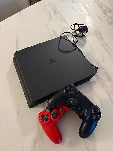 Başlıq: PlayStation 4 Slim – 2 pult ilə satılır Sony PlayStation 4
