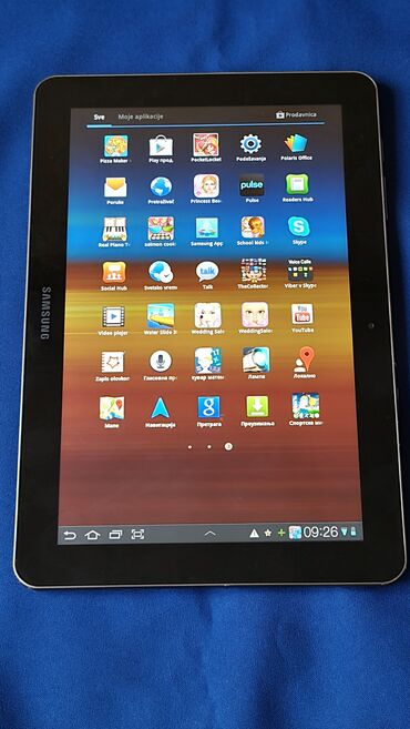 Tableti: Tablet samsung 10.1 inca ko nov sve rafi nema mane. cena extra — 14