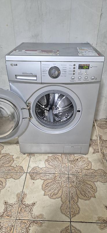 Məişət texnikası: Paltaryuyan maşın LG, 8 kq, İşlənmiş, Avtomat, Qurutma var, Ödənişli çatdırılma — 2