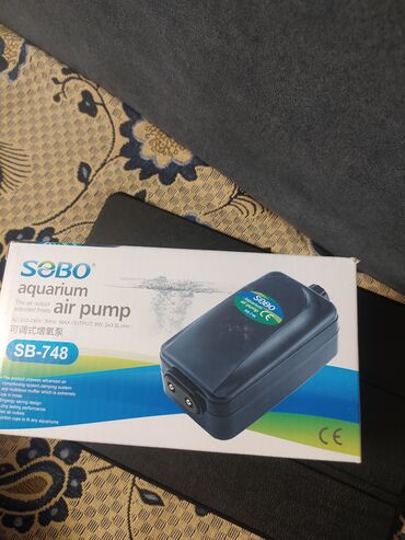 помпа для фонтана: Аквариумный воздушный насос SEBO SB-748. Этот насос предназначен для