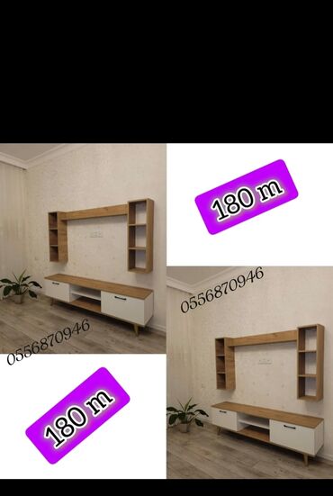 TV altlığı: Yeni, Düz TV altlığı, Polkalı, Laminat, Azərbaycan — 1