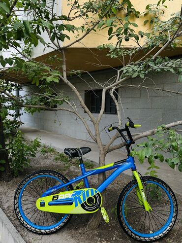самокат фирмы scooter: Детский велосипед, 2-колесный, 6 - 9 лет, Для мальчика, Б/у