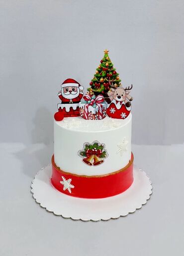 Tortlar: Yeni İl temalı tortlar 🎂 Evdə bişən, yumşaq və qatqısız tortlar — 5