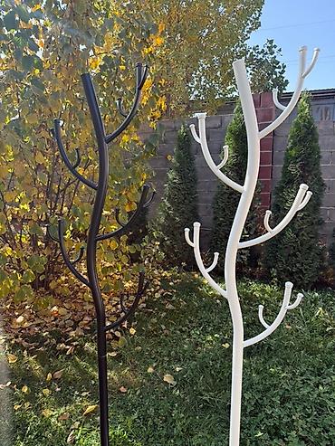 Вешалки: Напольная вешалка «Дерево» (металл) - Дизайн: ствол с ветвями — 7