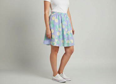 spódnice plisowane w kropki: Spódnica damska, rozmiar XL