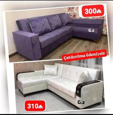 Çarpayılar: Künc divan, Açılan, Bazalı, Şəhərdaxili pulsuz çatdırılma