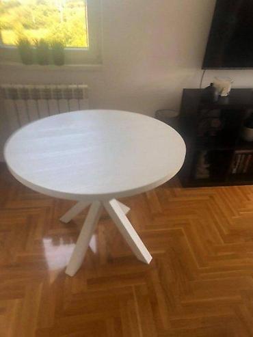 vitrina kredenca: MALI OKRUGLI STO MODEL SRR66 | Izrada nameštaja po meri Drvo& — 4