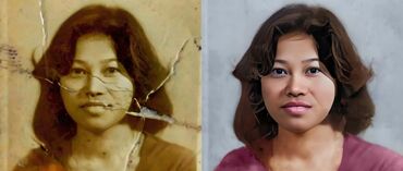 Başqa xidmətlər: "Köhnə bulanıq rəngsiz zədəli fotoların bərpası".Online şəkildə — 11