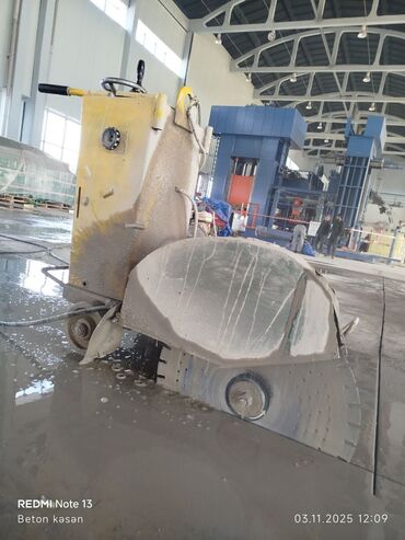 Beton işləri: #Betonkesme #betondeşmə Beton kubik kərpic - dən kəsim deşim — 8