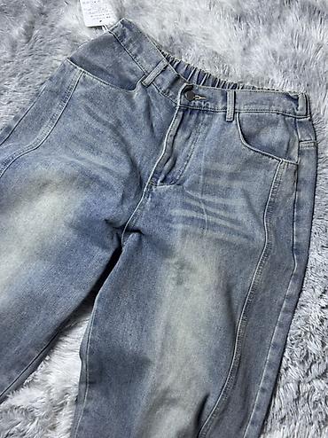 american eagle: Джинсы, Прямые, Средняя талия, Вареные, L — 2