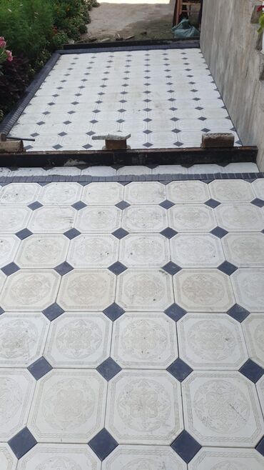 Укладка плитки: Укладка тротуарной плитки под навесом/на террасе - Профессиональная — 8