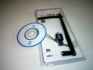 Modemi, ruteri i mrežni uređaji: Novo mini usb wifi ‘ ’ 600 ‘ ’ mbps wireless adapter sa antenom 802 — 2